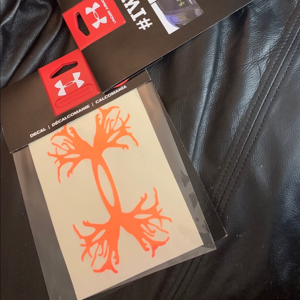 Under armor 6”decals antler style